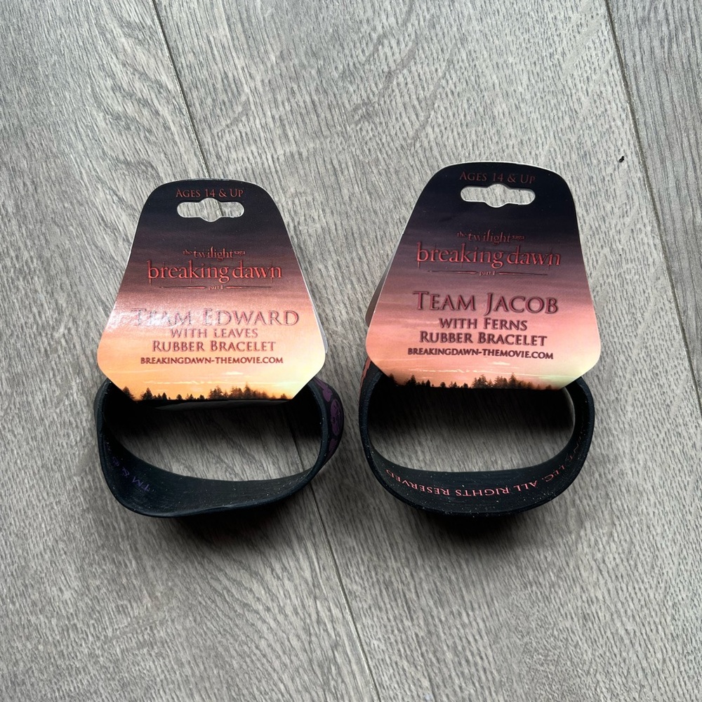 The Twilight Saga Rubber Bracelet Combo